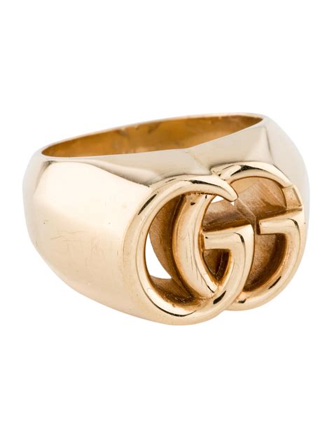 gucci trademark ring in gold